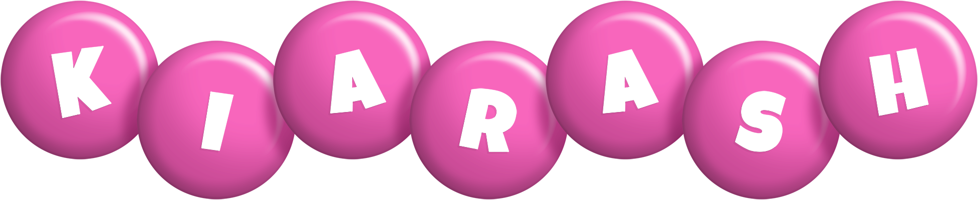 Kiarash candy-pink logo