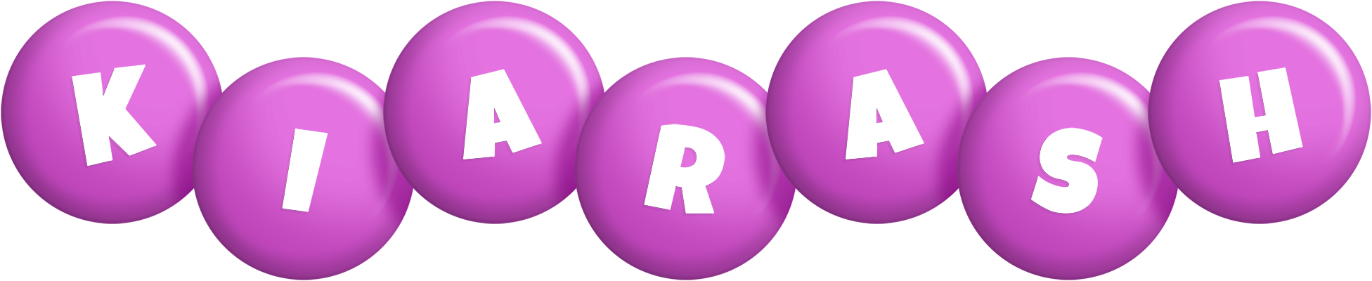 Kiarash candy-purple logo