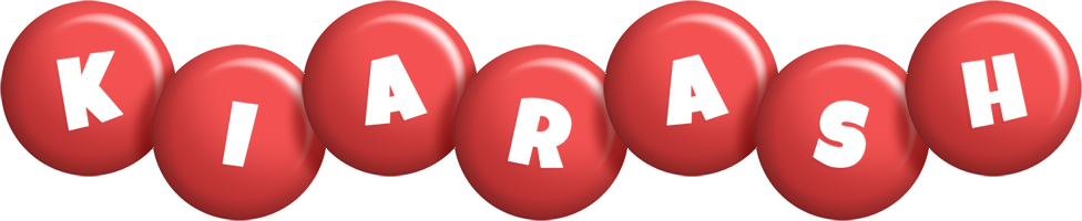 Kiarash candy-red logo