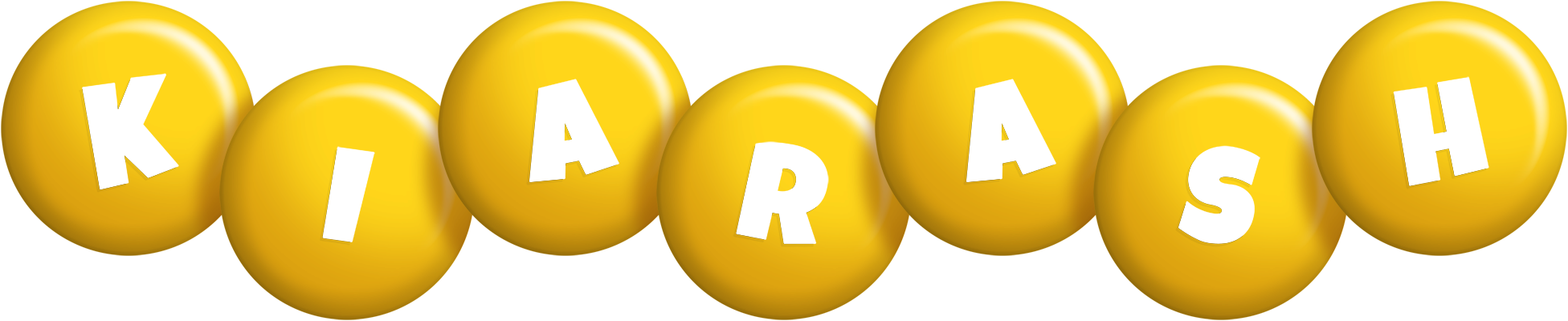 Kiarash candy-yellow logo