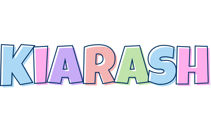 Kiarash pastel logo