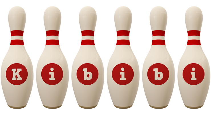 Kibibi bowling-pin logo