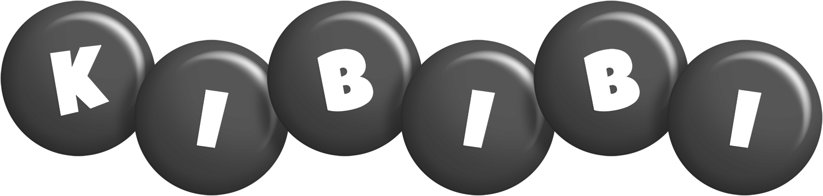 Kibibi candy-black logo