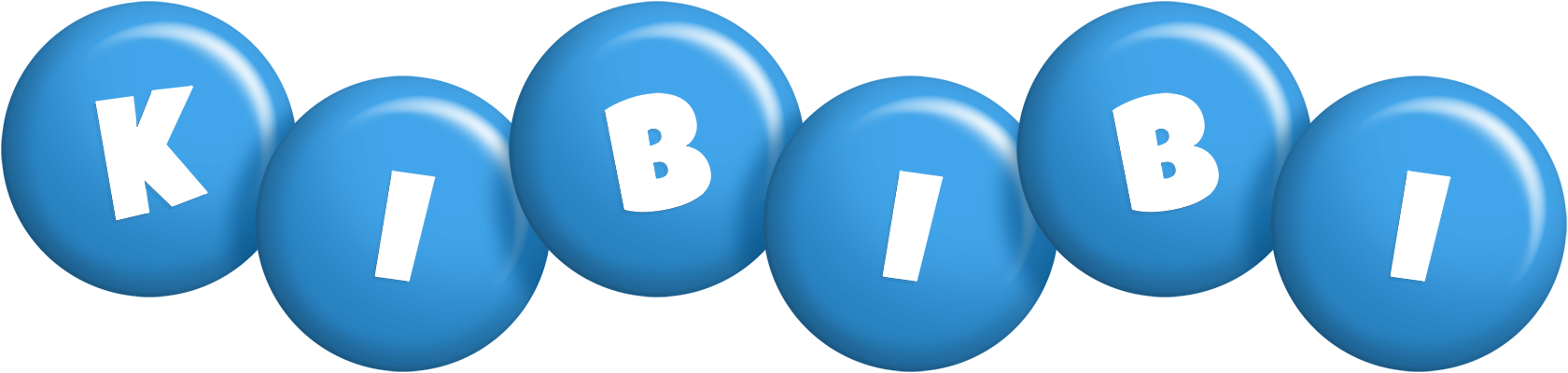 Kibibi candy-blue logo