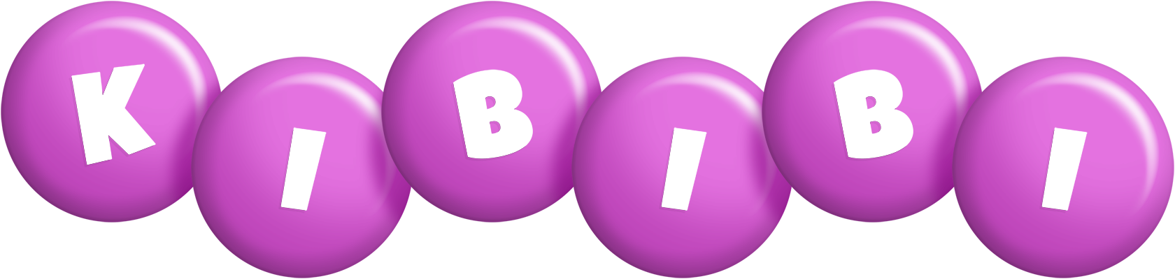 Kibibi candy-purple logo