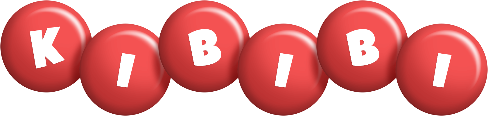 Kibibi candy-red logo