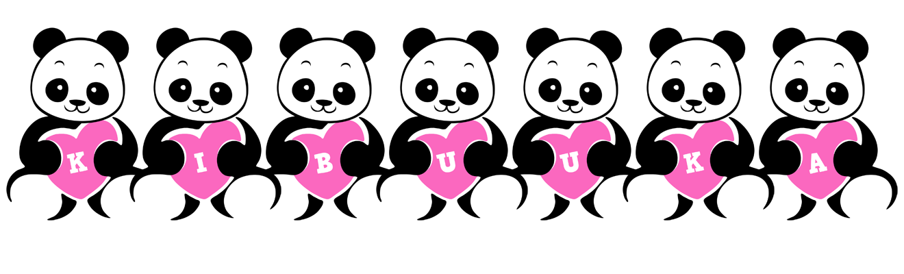 Kibuuka love-panda logo