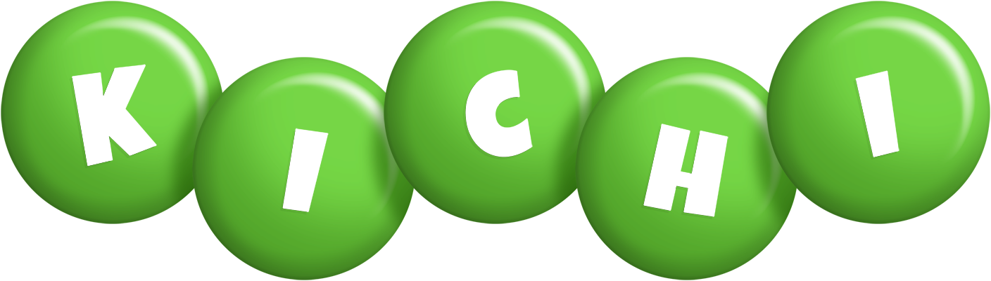 Kichi candy-green logo
