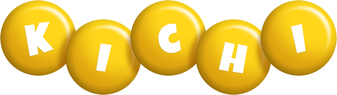 Kichi candy-yellow logo