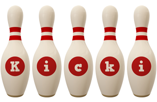 Kicki bowling-pin logo