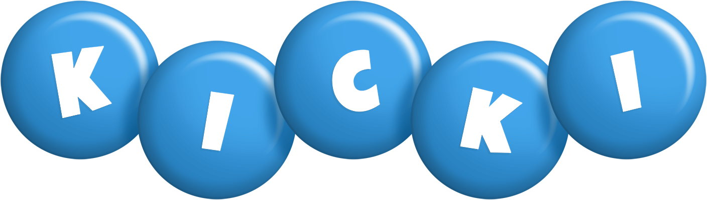 Kicki candy-blue logo