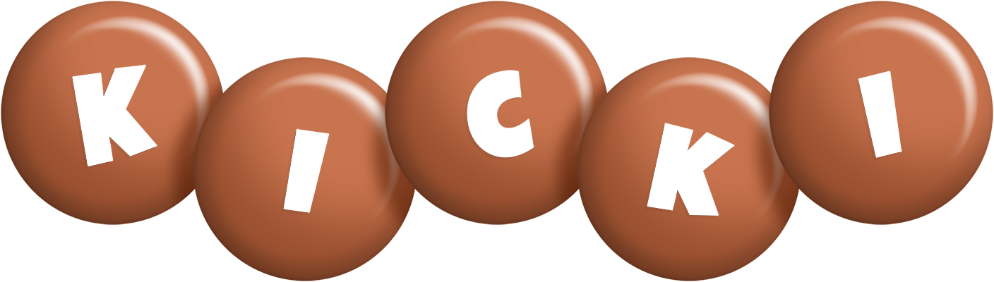 Kicki candy-brown logo