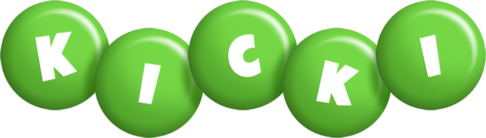 Kicki candy-green logo