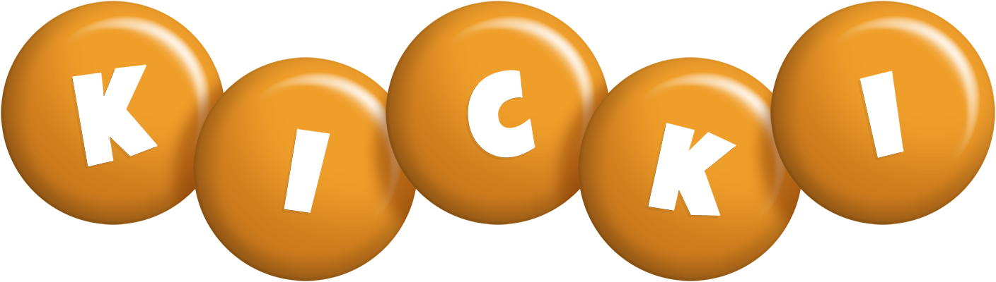 Kicki candy-orange logo