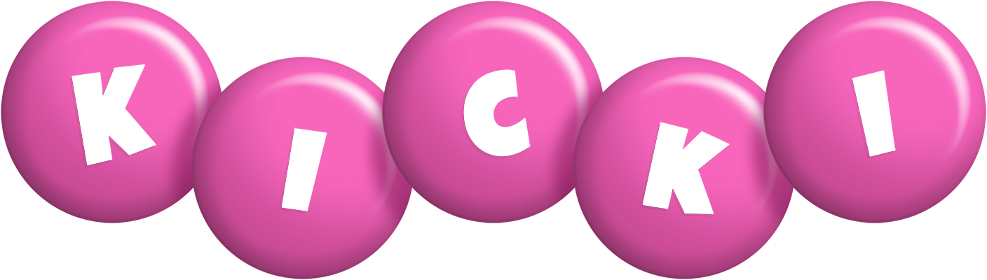 Kicki candy-pink logo