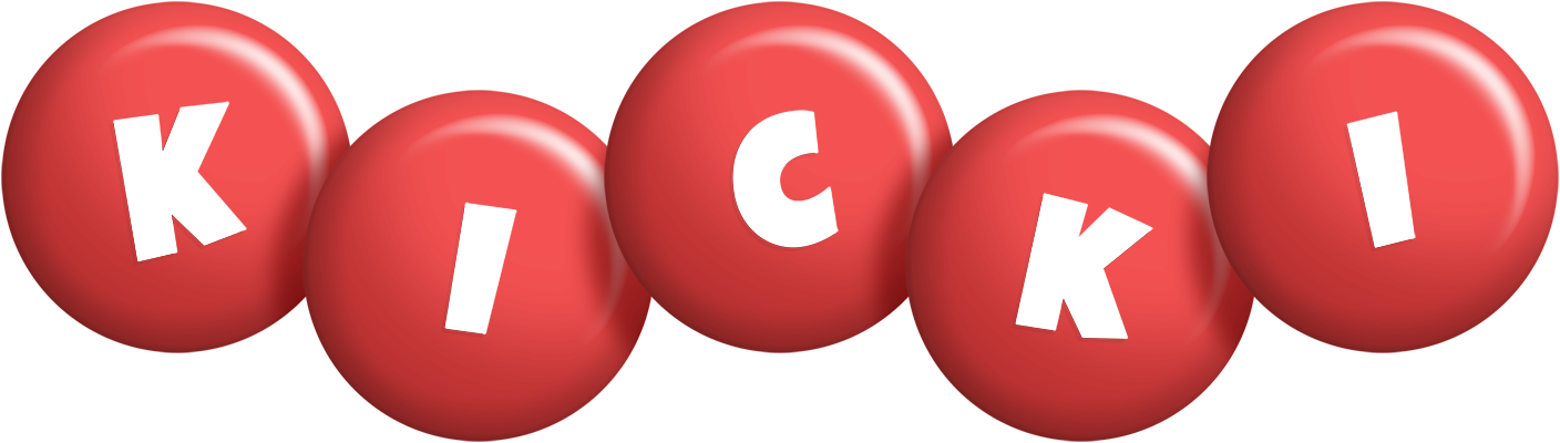 Kicki candy-red logo