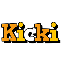 Kicki cartoon logo