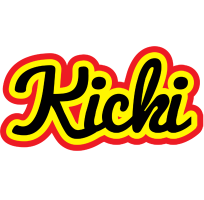 Kicki flaming logo
