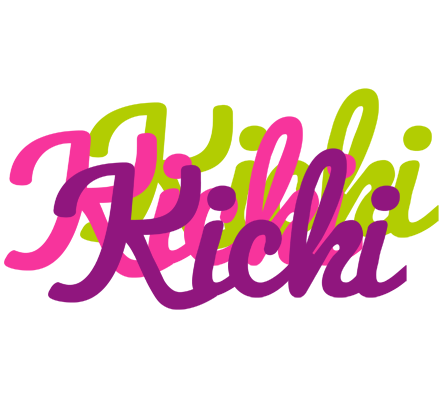 Kicki flowers logo
