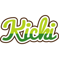 Kicki golfing logo