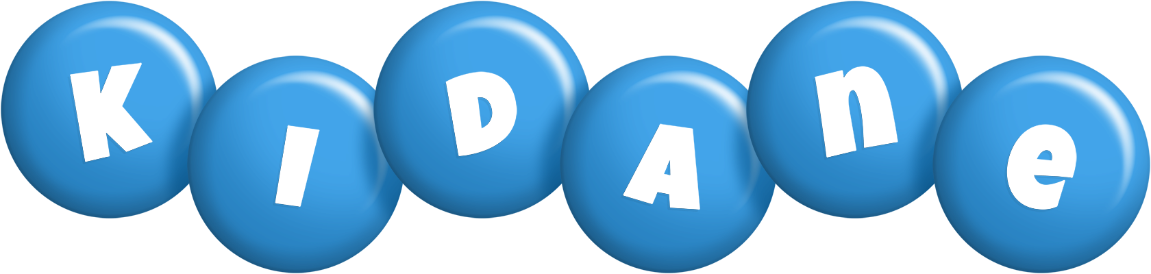 Kidane candy-blue logo