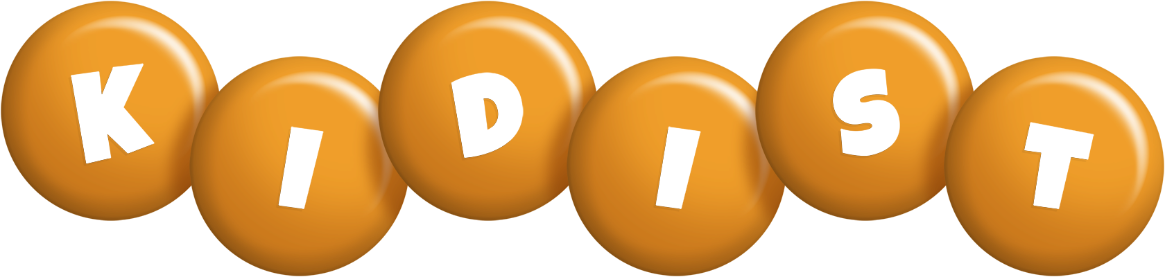 Kidist candy-orange logo