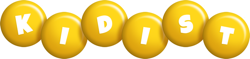 Kidist candy-yellow logo