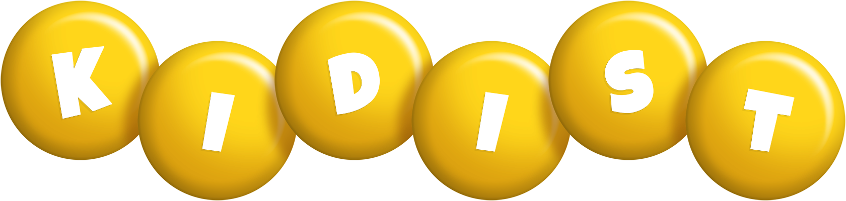 Kidist candy-yellow logo