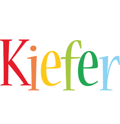 Kiefer birthday logo