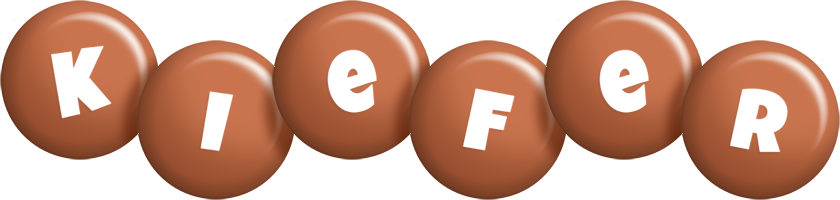 Kiefer candy-brown logo