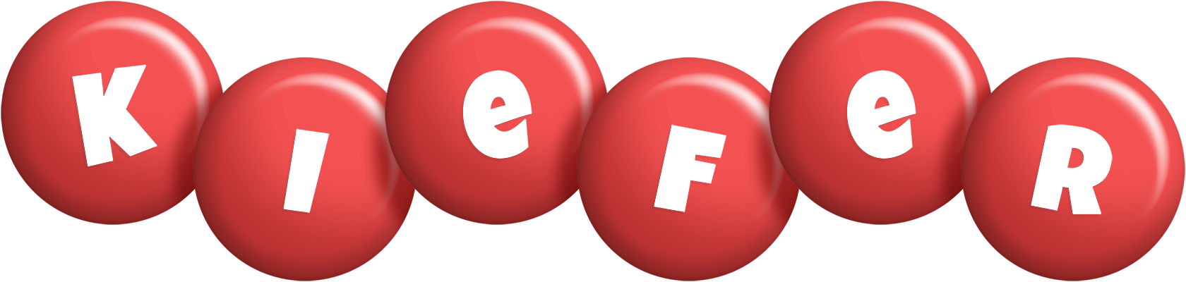 Kiefer candy-red logo
