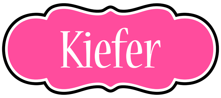 Kiefer invitation logo