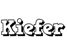 Kiefer snowing logo