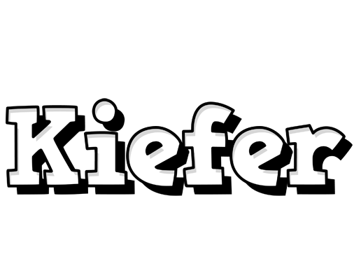 Kiefer snowing logo