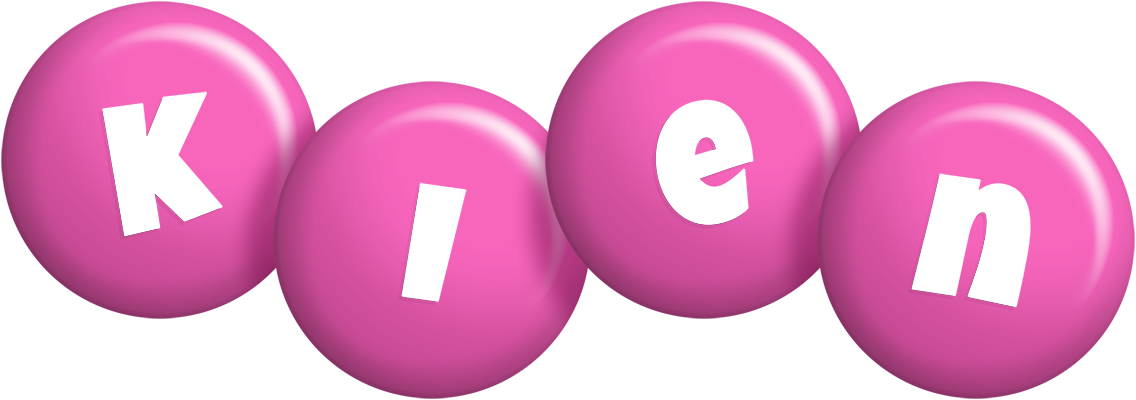 Kien candy-pink logo
