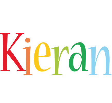 Kieran birthday logo