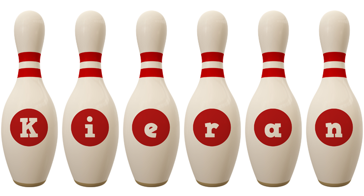 Kieran bowling-pin logo