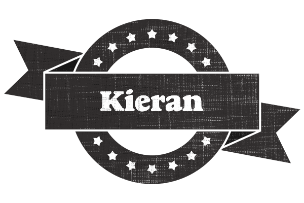 Kieran grunge logo