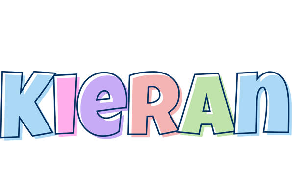Kieran pastel logo