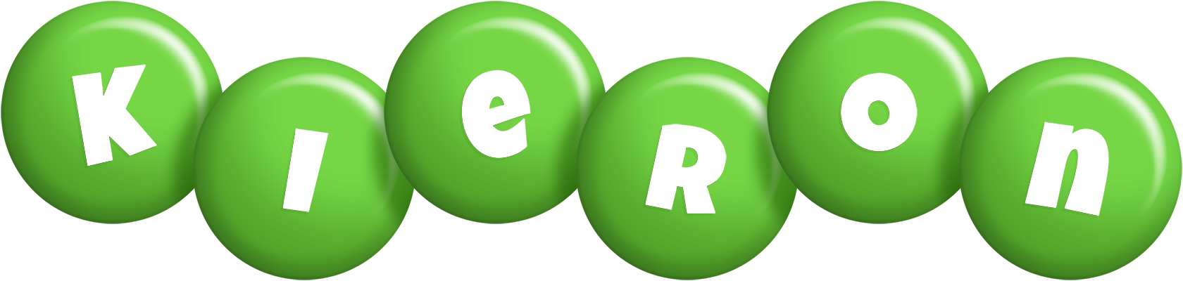 Kieron candy-green logo