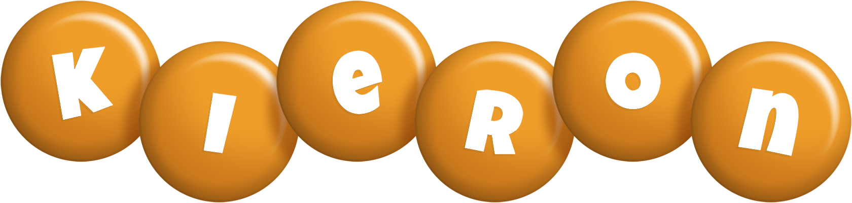 Kieron candy-orange logo