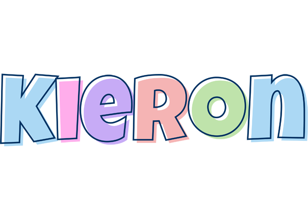 Kieron pastel logo