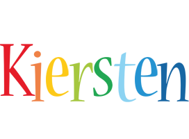 Kiersten birthday logo