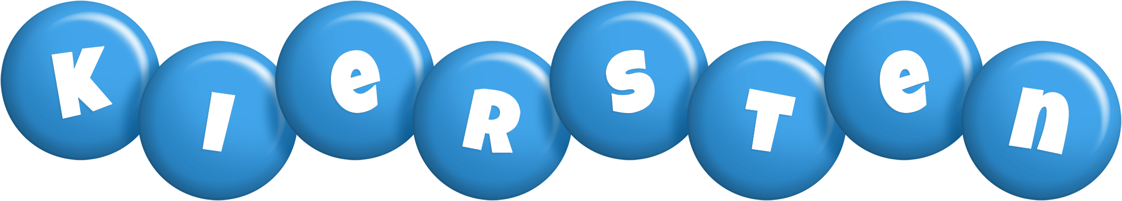 Kiersten candy-blue logo