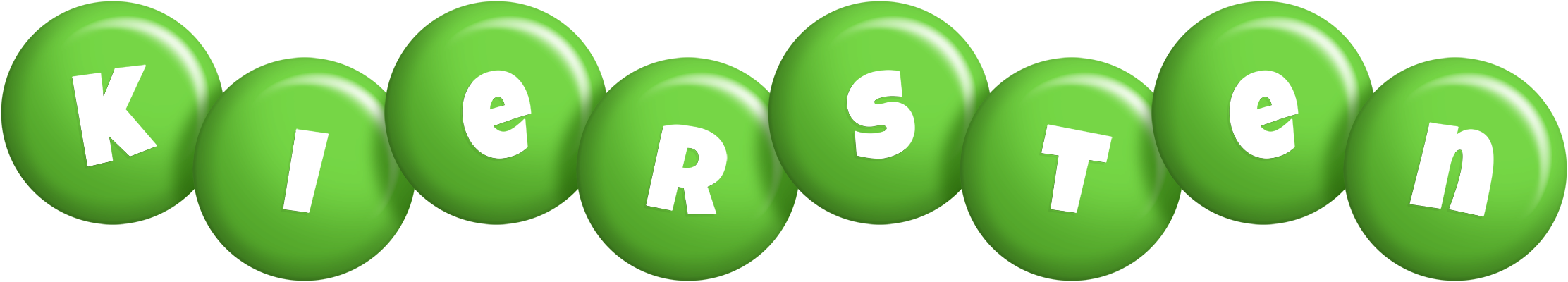 Kiersten candy-green logo