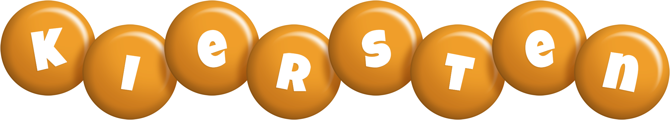 Kiersten candy-orange logo