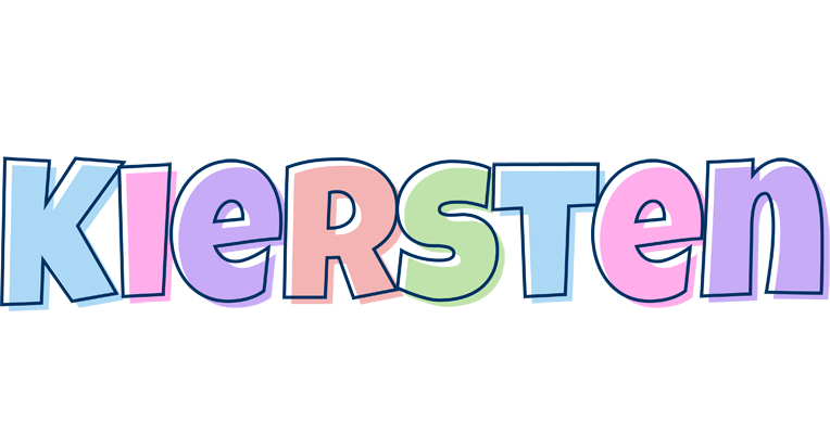 Kiersten pastel logo