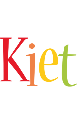 Kiet birthday logo