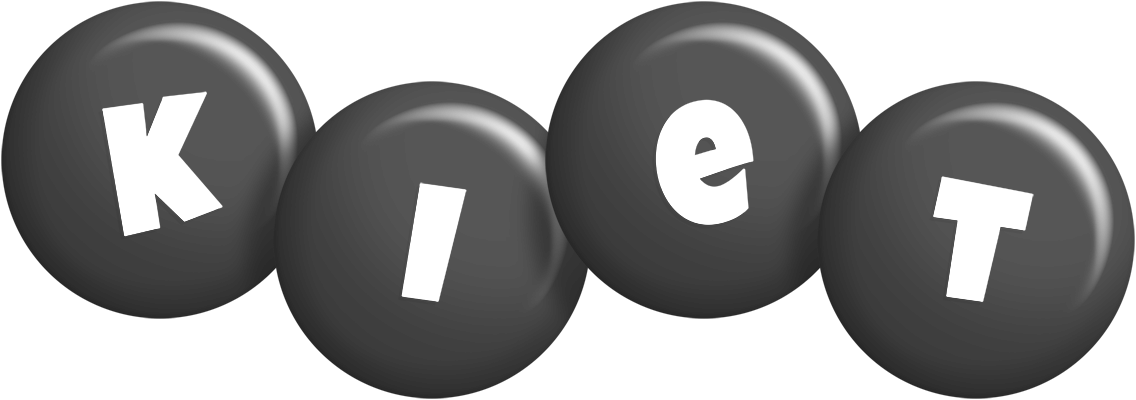 Kiet candy-black logo