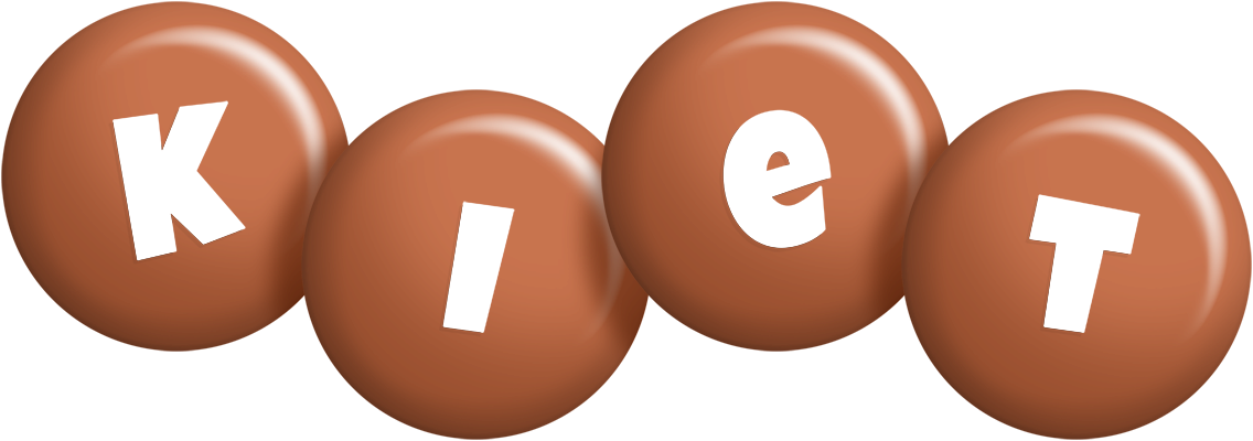 Kiet candy-brown logo